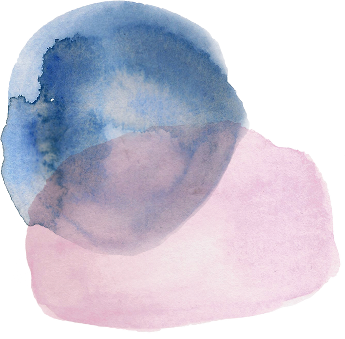 Watercolor Organic Splat Shape